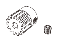 s-idee® 16392B Motorritzel mit Madenschraube für MJX 16207 16208 16209 16210 H16 H16H H16E H16P