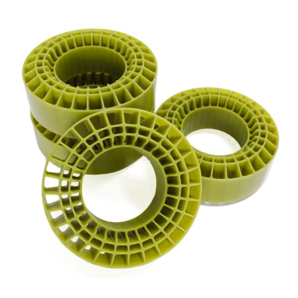 1.9 Silikon Crawler Einlage grün / soft (4) H-SPEED (110x42mm, ID 54mm, 85g) HSPR007