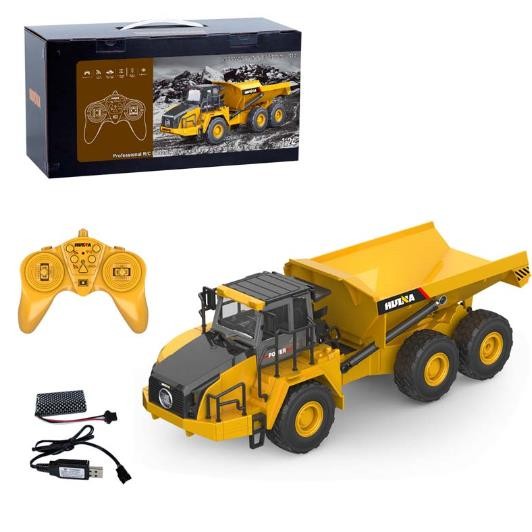 s-idee® S1568 Rc Dump Truck 1:24 Lkw 9 Kanal Kipplader Huina 1568
