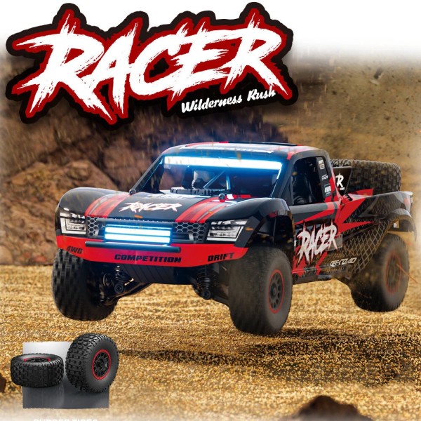 s-idee® HB-RD1203-1 Schwarz-Rot RC Brushless Short-Course RTR 1/12 4WD 4ch 2,4 GHz Akku+Lader