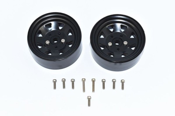 Aluminium Felge 1.9 schwarz TRX TRX4 GPMZSP052BK