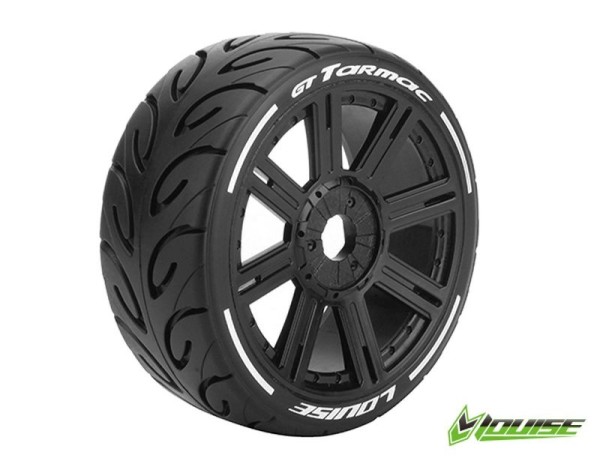 GT-Tarmac MFT-Reifen soft auf Felge schwarz 17mm (2) Infraction Hobao Hyper VTE