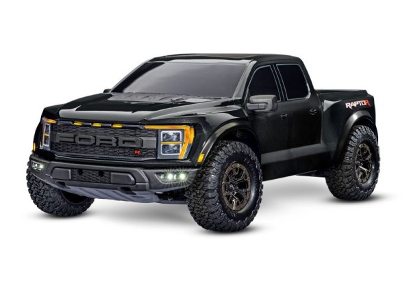  NEU TRAXXAS Ford Raptor-R 4x4 VXL schwarz 1/10 Pro-Scale RTR Brushless, ohne Akku/Ladegerät 