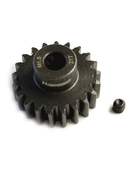 Stahlritzel 21 Zähne M1,5 8mm Bohrung