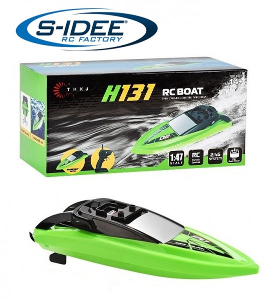 s-idee® H131 RC Boat ferngesteuertes Boot 2,4 GHz 10 km/h