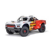 ARRMA 1/8 MOJAVE 4S 4X4 RTR Brushless Desert Truck, White/Red ARRMA 1/8 MOJAVE 4S 4X4 RTR Brushless Desert Truck, White/Red