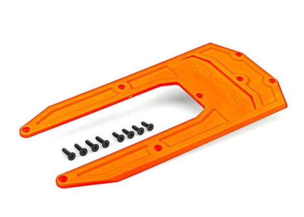 Schutzplatte für Chassis orange SLEDGE