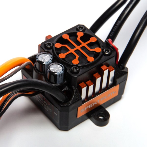 SPMXSE1120 Firma 120A Brushless Smart ESC, 3S-4S Mojave 4S Kraton 4S Outcast 4S-