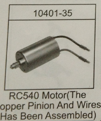 s-idee® 10401-35 Motor 540 für RC-Modell HS10422/3