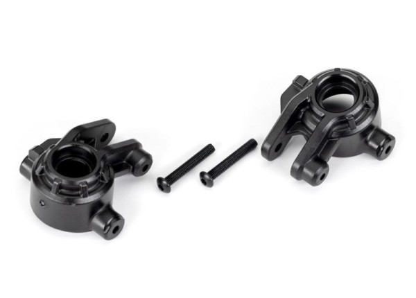 Extreme Heavy Duty Lenkhebel schwarz l/r mit Kleinteile(RUSTLER,SLASH,HOSS