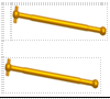 Antriebswelle 2,5x50,2 Passend für 184016 WL Toys 1;18