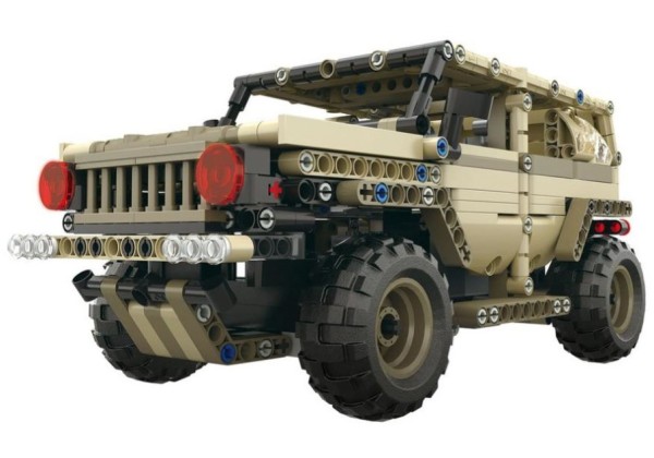 s-idee® 13009 RC Bausteintruck Militärfahrzeug Pickup Truck