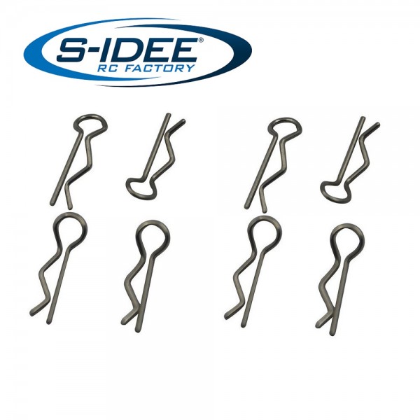 s-idee® 25-WJ06 Zubehör Ersatzteil Klammern für RC-Modell S9125 18173 1:10