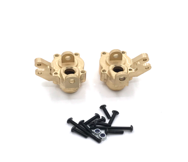 s-idee® 2er Set Messing Vorderachsportalgehäuse Für MJX H8H H8P Absima YK4102 YK4103 YK4106 YK4082 Y