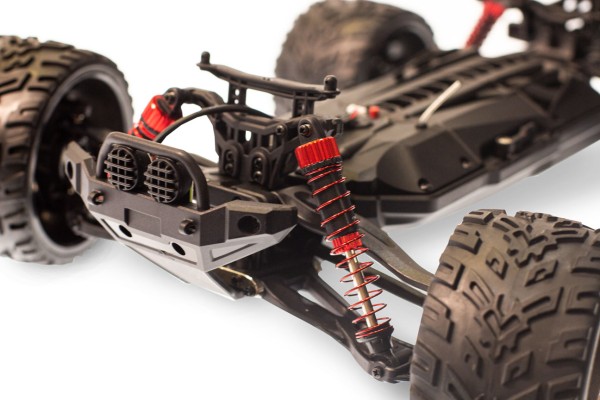 s-idee® 18338 X9116 rot RC Auto Buggy wasserabweisender Monstertruck 1:12 mit 2,4 GHz über 40 km/h