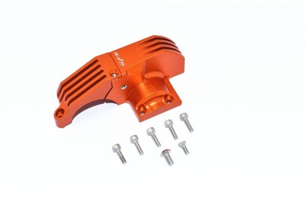 Aluminium Hauptzahnradabdeckung orange