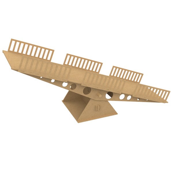 UDI RC Crawler Obstacle 2 Rampe Brücke Wippe Hinderniss Parcour 1:18 1:24