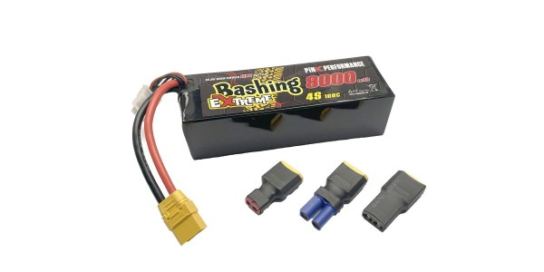 Pink Extreme Bashing LiPo 4S 14.8V-8000-100C Multi 157x53x42mm 760g