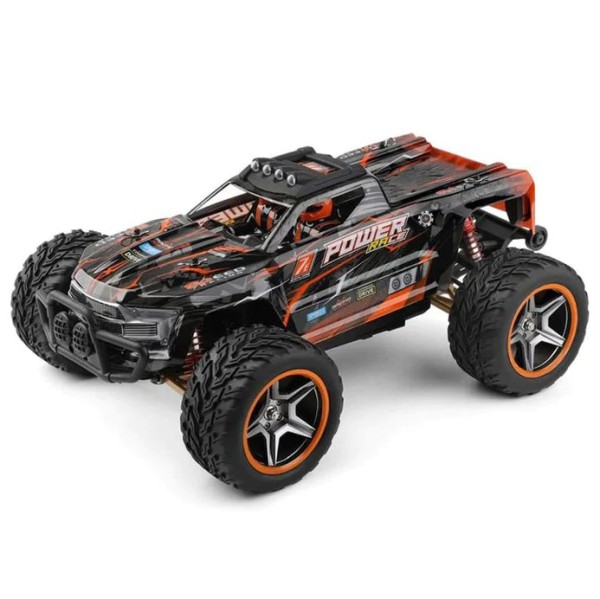 s-idee® 104018 1:10 RC Car High Speed Brushless Monstertruck Ferngesteuertes Auto 55 km/h schwarz br