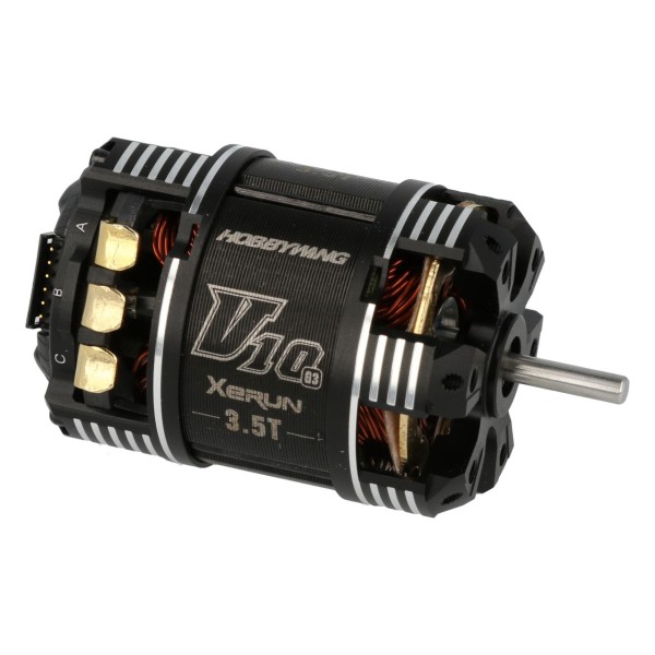 Xerun V10 Brushless Motor G3 9450kV (1s) 3.5T Sensored für 1