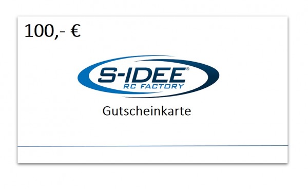 s-idee® Geschenkgutschein 100 €