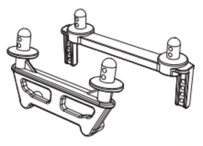 s-idee® 16281 Karohalter V+H für MJX 16207 16208 16209 16210 H16 H16H H16E H16P