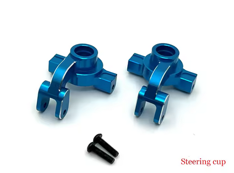 s-idee® 02456 Lenkhebel 2er Set vorne Alu Blau Hyper Go passend für MJX 10208
