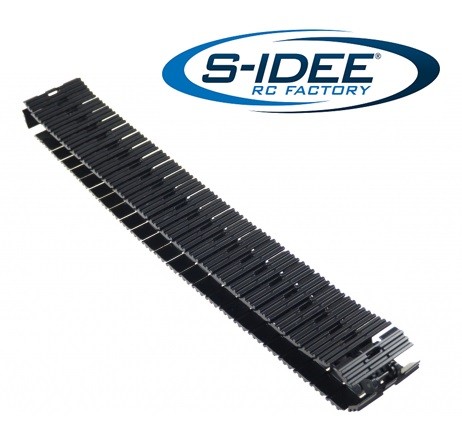 s-idee® 1 Satz Metallketten für Vollmetall Bagger 1:14 Huina 1580 580 Metallbagger
