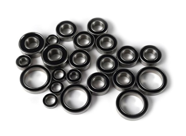 Kugellagersatz mit Gummidichtung, geölt, rostfrei (22)