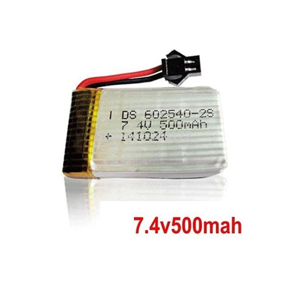 7,4V 500 mAh Akku für Quadrocopter s-idee S183C/S183W Quadro mit HD Kamera/Wifi