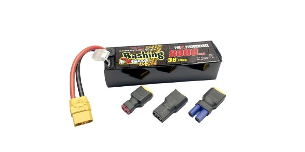 Pink Extreme Bashing LiPo 3S 11.1V-8000-100C Multi 157x47x34mm 515g