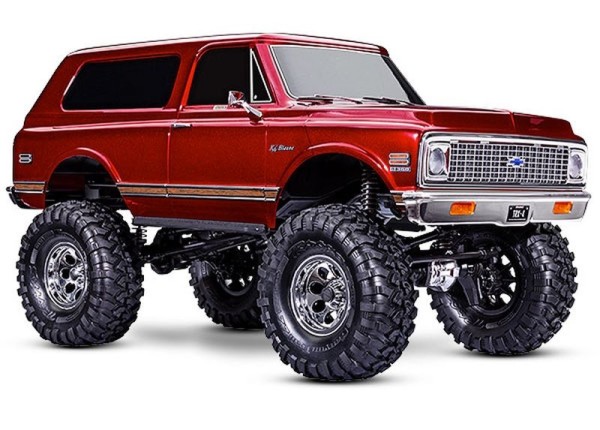 NEU TRAXXAS TRX-4 1972 Blazer HighTrail 1/10 Crawler RTR met.rot Brushed, ohne Akku und Ladegerät