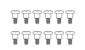 s-idee® M26364 Schrauben für MJX 16207 16208 16209 16210 H16 H16H H16E H16P