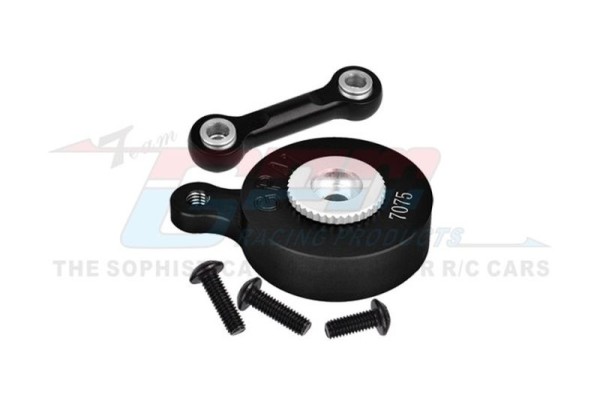 Aluminium 7075 Direkt-Montage Servo-Saver 25T schwarz GPM für div. ARRMA 1/10 & 1/8 Modelle