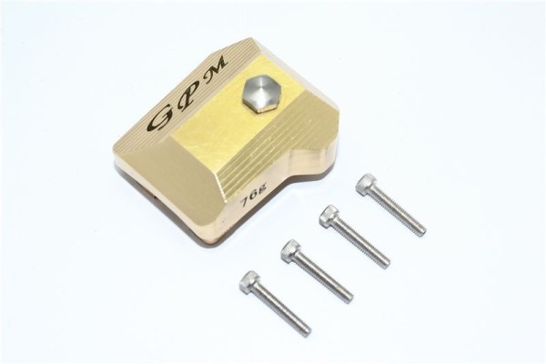 GPM Messing Getriebeabdeckung v/h TRX4 WLTOYS 104010/11 06usw.