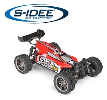 s-idee® 18149 S12401 RC Monsterbuggy 1:12 mit 2,4 GHz 50 km/h schnell, wendig, voll digital proport
