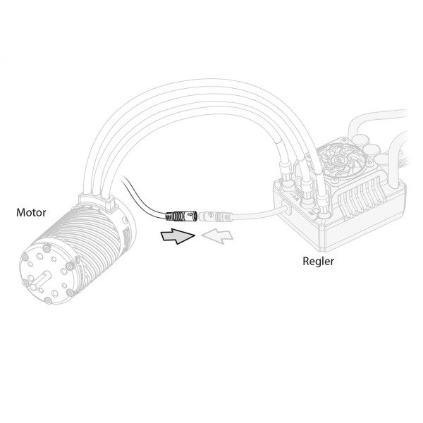 Motor Sensor Kabel Konverter JST Port-Motor