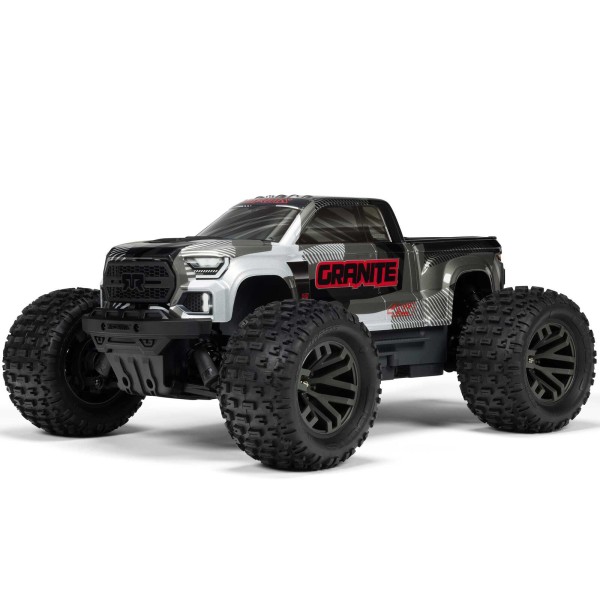 1/10 GRANITE 223S DSC 4X4 RTR Brushless Monster Truck, Gun Metal ARA4302V4T3