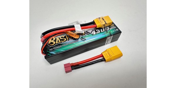 Gensace Bashing LiPo 3S-4300-60C (XT90/Deans) LCG 139x46x25mm 300g