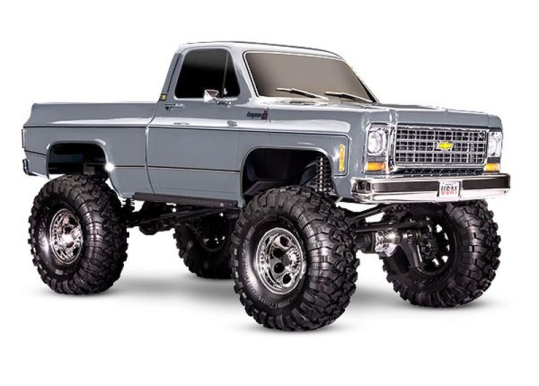 TRAXXAS TRX-4 Chevy K10 High-Trail silber 1/10 Crawler RTR Brushed, ohne Akku und Ladegerät 