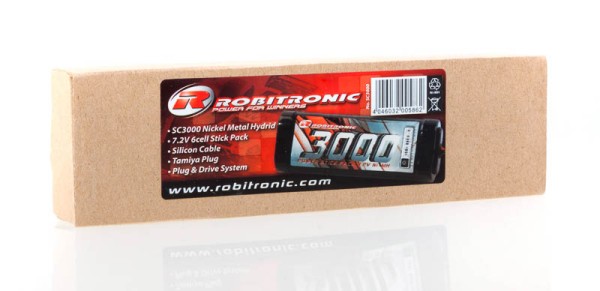 NiMH Akku 3000mAh 7,2V Stick Pack Tamiya Stecker