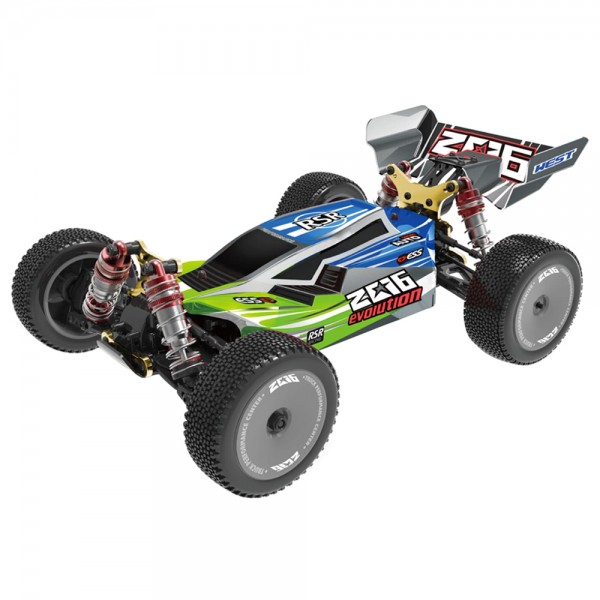 s-idee® WL 144001 grünblau 1:14 Off-Road RC-Buggy ferngesteuertes Auto mit 2,4 GHz