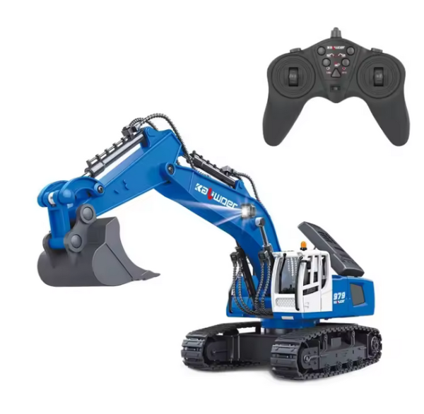 s-idee® 13550 blau ferngesteuerter RC Bagger 1:18 Huina 13550