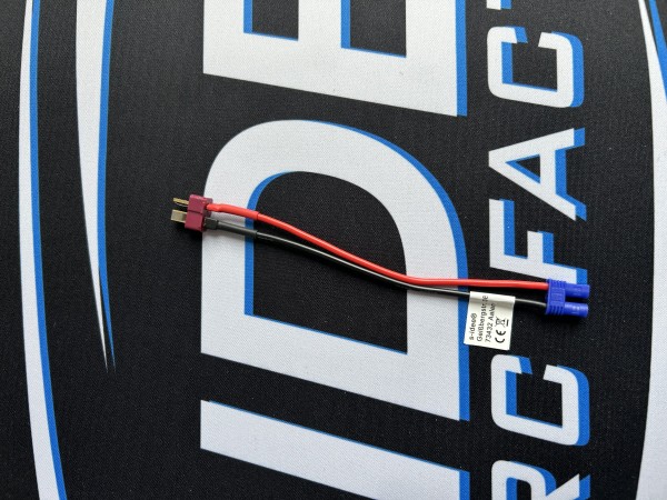 s-idee® 02400 Adapter EC3 Weiblich zu T-PLUG Männchen 14AWG 130mm