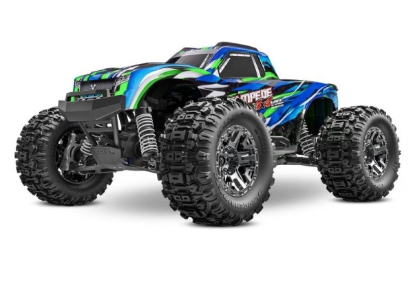 NEU TRAXXAS Stampede 4x4 VXL HD grün 1/10 Monster-Truck RTR Brushless, ohne Akku und Ladegerät