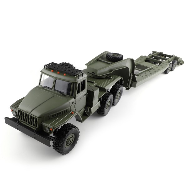s-idee® B36-3 Tieflader mit Anhänger 1/16 6WD 2.4G RC Truck ferngesteuert Militär