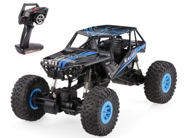 s-idee® 18100 1/10 Rock Crawler 10428-D mit 2,4 GHz 4WD Buggy Monstertruck