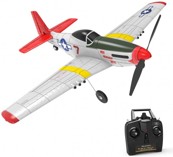 s-idee 761-5 Volantex RC Mustang P51 RTF RC Flugzeug RC Gilder 6 achsen gyro stabilisator system RTF