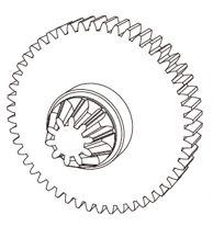 s-idee® 14401G Hauptzahnrad für MJX 14210