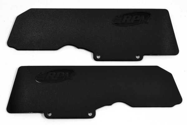 Mud Guards schwarz für Querlenker hinten V5/EXB Versionen von 6S ARRMA Kraton Outcast Notorious FT&T